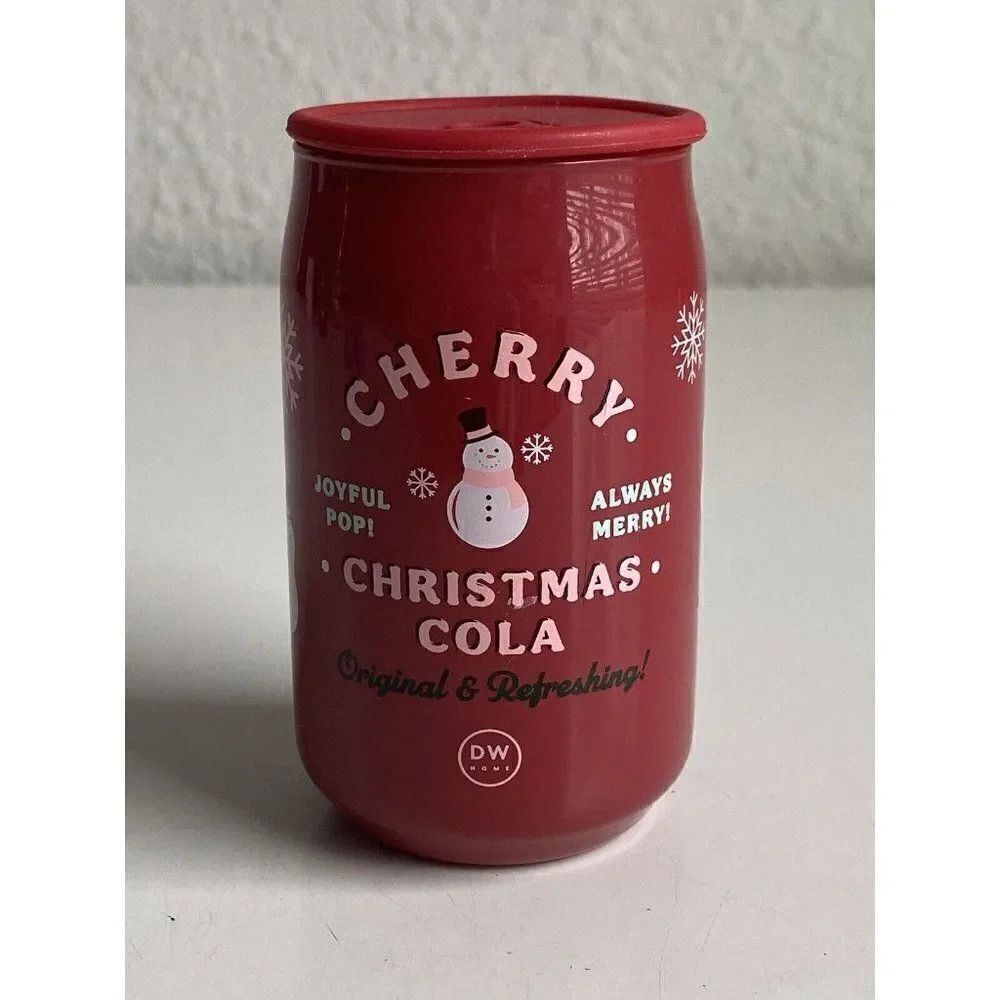 DW Home Cherry Christmas‎ Cola Soda Pop Candle 6.2 Oz Scented Holiday NEW